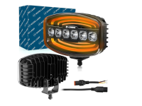 Taisnastūra Formas Tālās Gaismas Papildlukturis Ar Gabarītgaismu 60w 7500Lm (245mm) Eiropas Sertifikāts